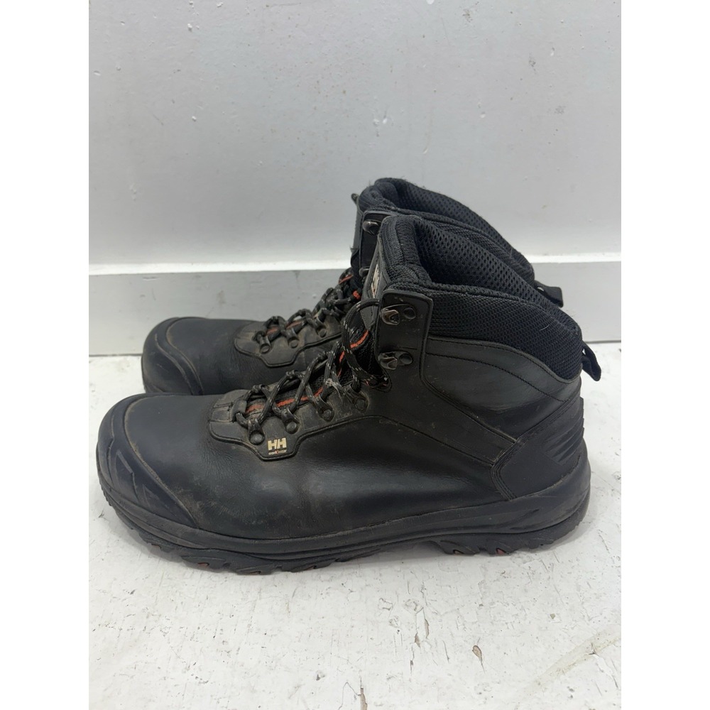 Helly Hansen Mens Super Resilient Steel Toe Work Boots Black Size 13 HHS171005